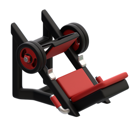 Leg Press Machine  3D Icon