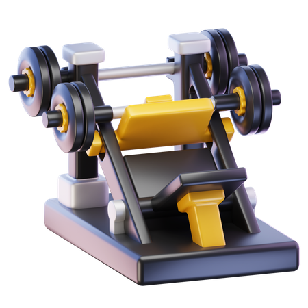 Leg Press Machine  3D Icon