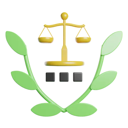 Legal  3D Icon