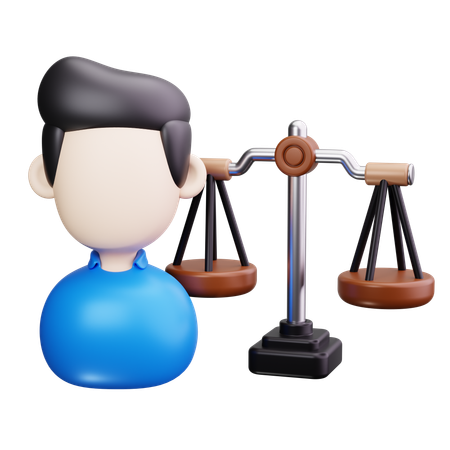 Legal  3D Icon