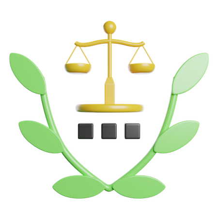 Legal  3D Icon