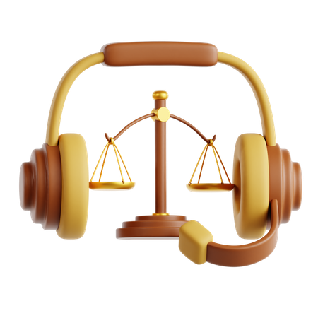 Legal Aid  3D Icon