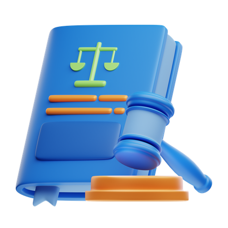 Legal Code  3D Icon