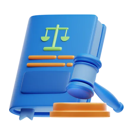 Legal Code  3D Icon