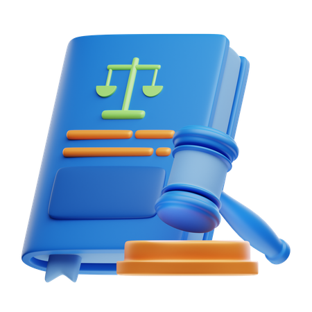 Legal Code  3D Icon