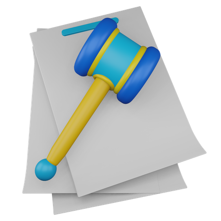 Legal Documents  3D Icon