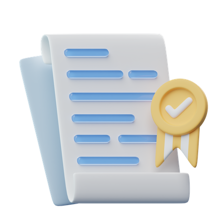 Legal Documents  3D Icon