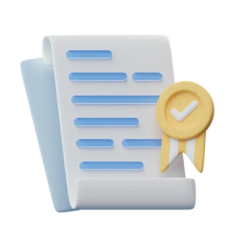 Legal Documents  3D Icon
