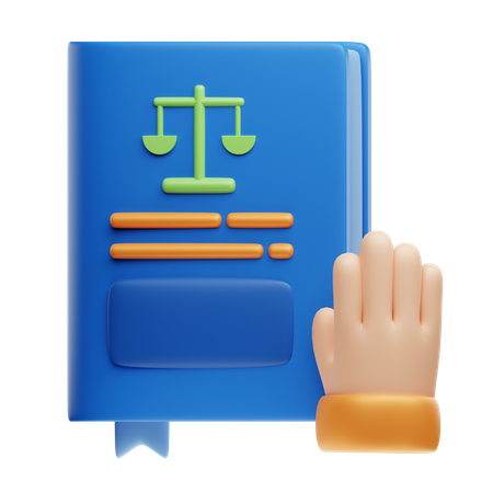 Legal Oath  3D Icon