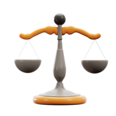 Legal Scales  3D Icon