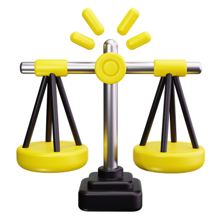 Legal Scales  3D Icon