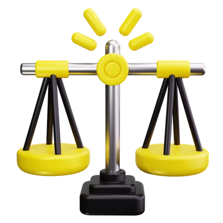 Legal Scales  3D Icon