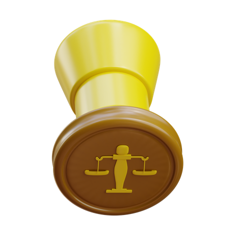 Legal stamp  3D Icon