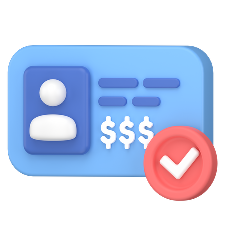Legible for tax  3D Icon