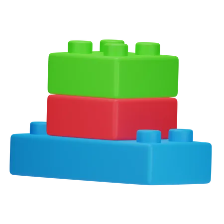 Lego Block 3 D Toy 3D Icon