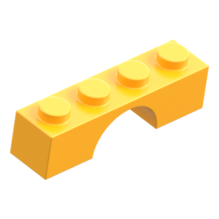 Lego Arch Piece 1x4  3D Icon