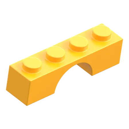 Lego Arch Piece 1x4  3D Icon