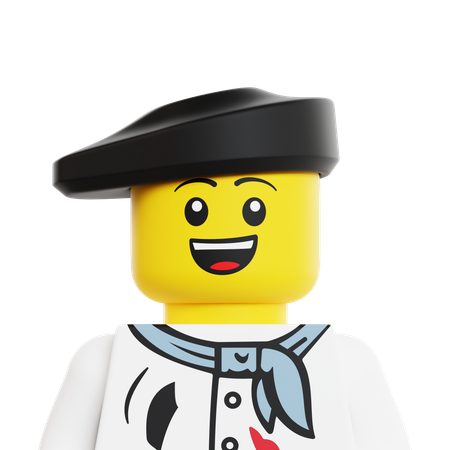 Lego Artist  3D Icon