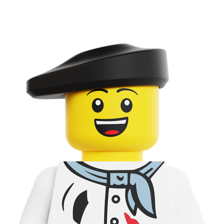 Artista lego  3D Icon