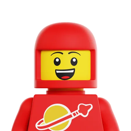 Astronaute lego  3D Icon