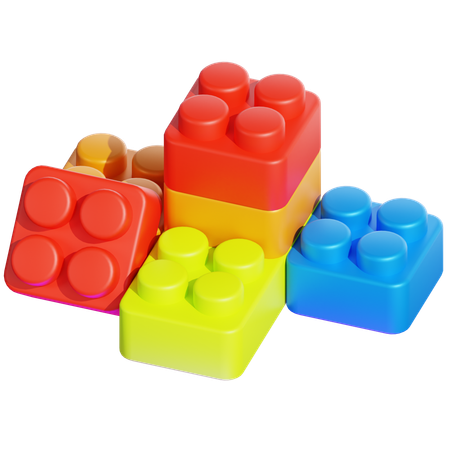 LEGO BLOCK  3D Icon