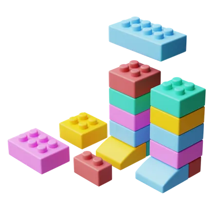 Lego block  3D Icon