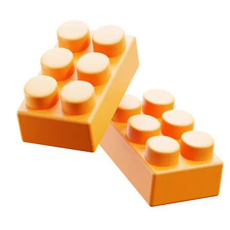 Lego Blocks  3D Icon