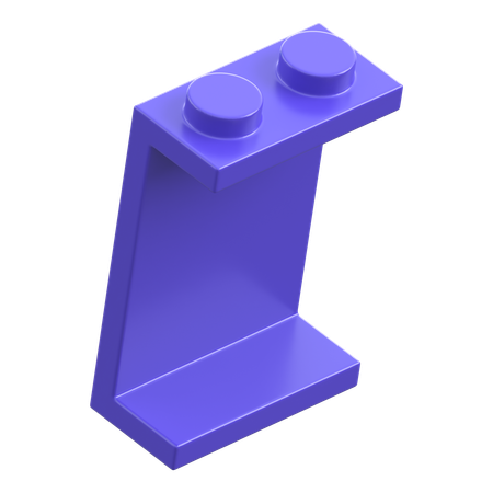 Lego Bracket 1x2  3D Icon