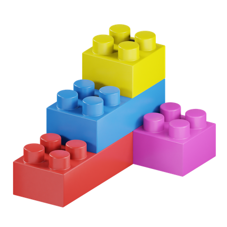 Lego Bricks  3D Icon
