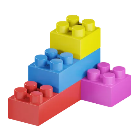 Lego Bricks 3D Icon download in PNG, OBJ or Blend format