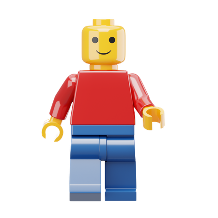 Lego Character  3D Icon