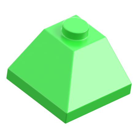 Lego Corner Slope Piece 2x2  3D Icon