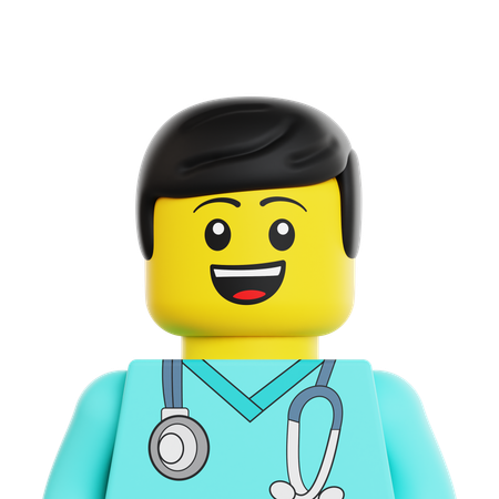 Docteur LEGO  3D Icon