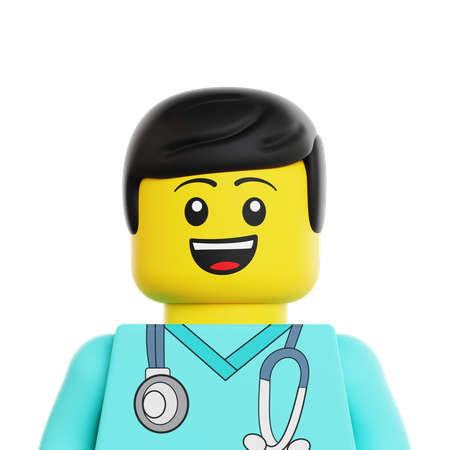 Médico lego  3D Icon