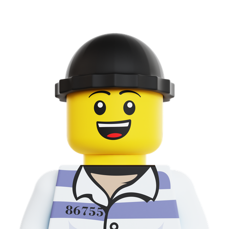 Ladrão de lego  3D Icon