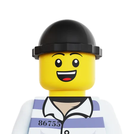 Ladrão de lego  3D Icon