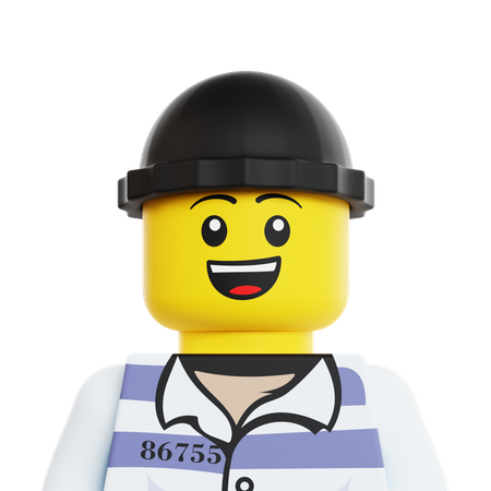 Ladrón de legos  3D Icon