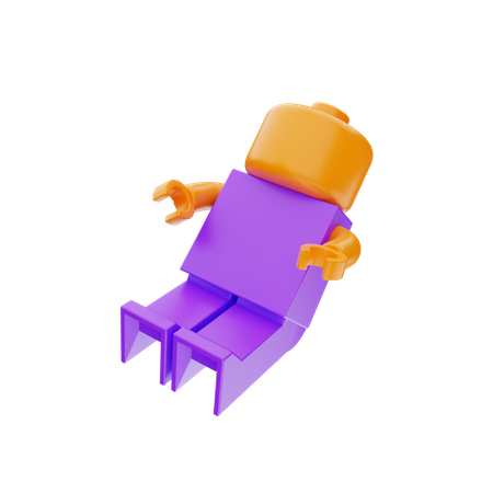 Lego-Mann  3D Icon