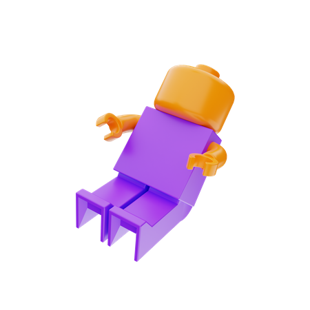 Lego-Mann  3D Icon