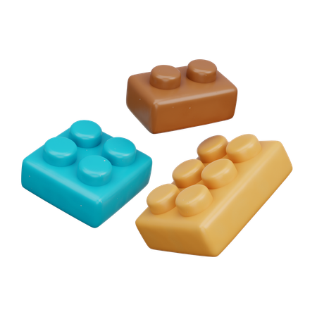 Lego Piece  3D Icon