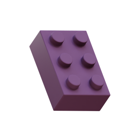 Lego Piece  3D Icon