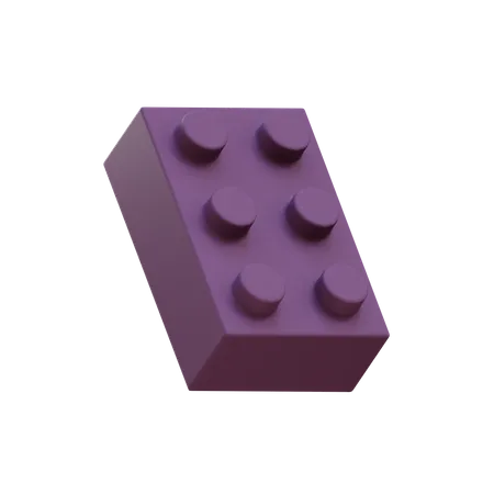 Lego Piece  3D Icon