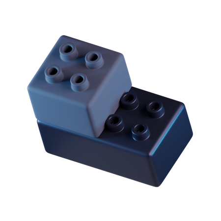 Lego Piece  3D Icon