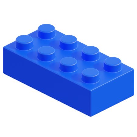 Blue LEGO brick
