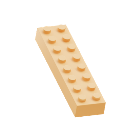 Lego Piece  3D Icon