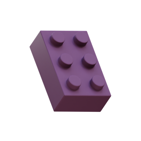 Lego Piece  3D Icon