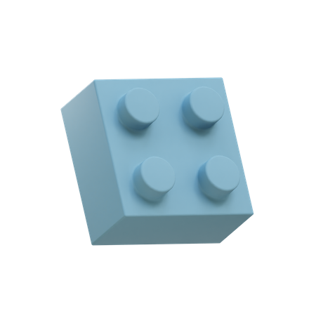 Lego Piece  3D Icon
