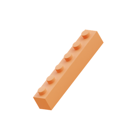 Lego Piece  3D Icon