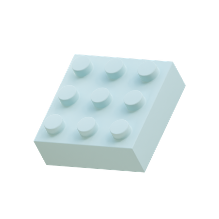Lego Piece  3D Icon