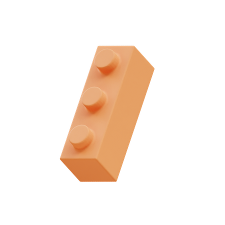 Lego Piece  3D Icon